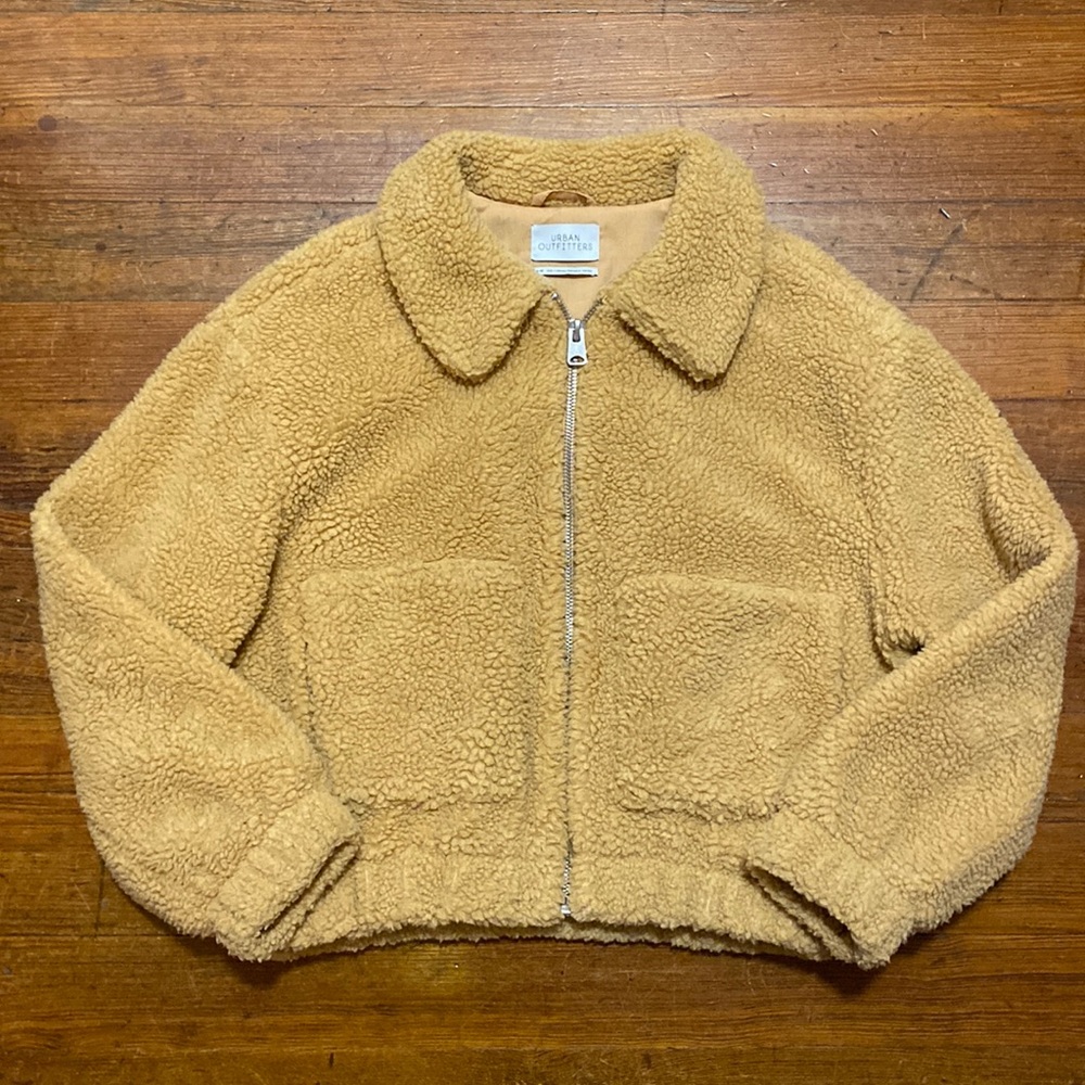 UO Cropped Teddy Jacket #163N
